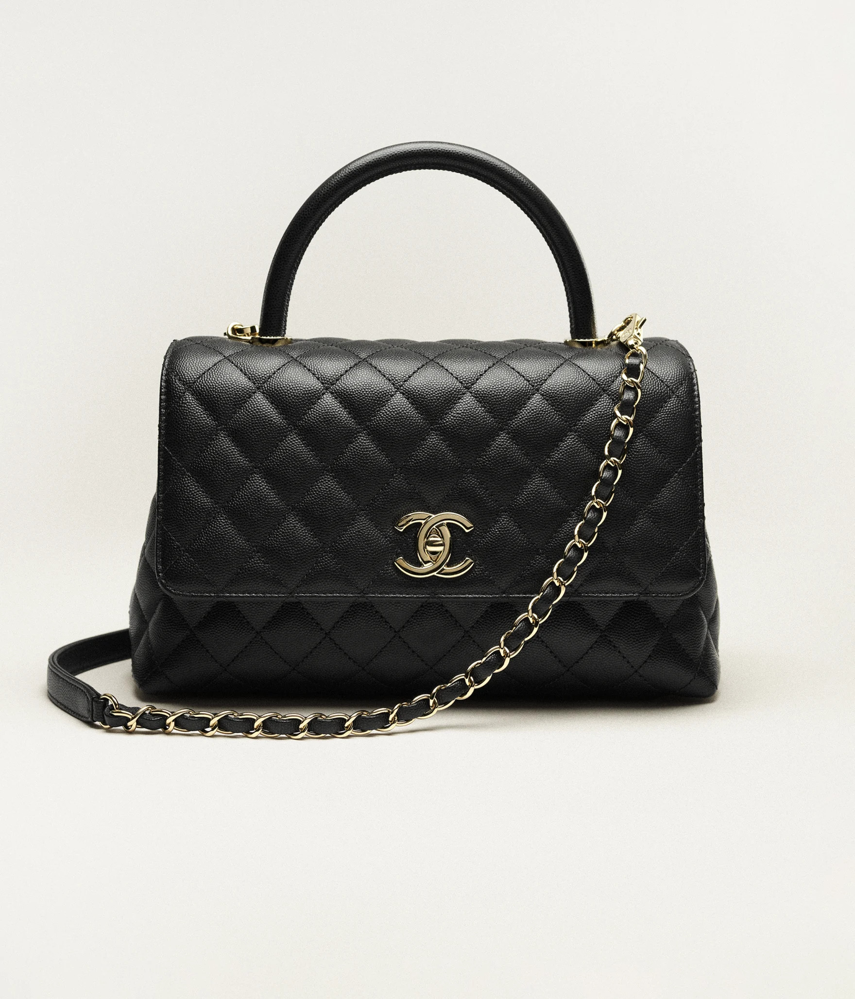 Large Flap Bag with Top Handle | Chanel, Inc. (US)