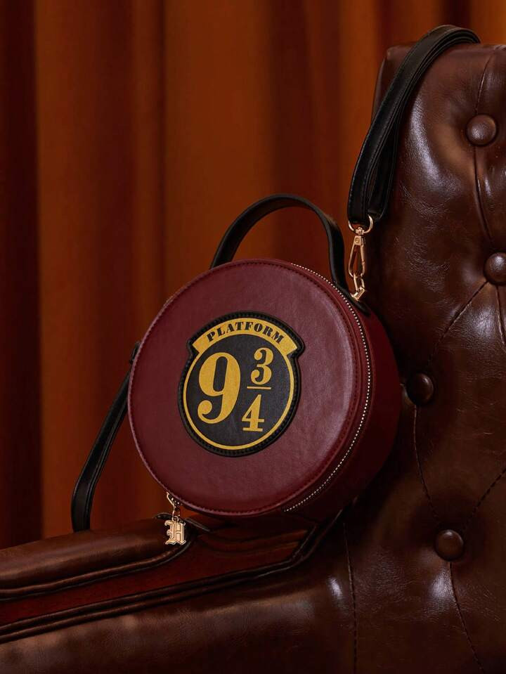 HARRY POTTER X SHEIN Alphanumeric Printed Round Crossbody Bag For Women | SHEIN USA | SHEIN