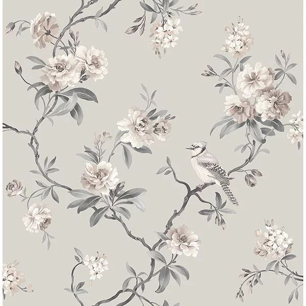 Fine Decor Wallcoverings Chinoiserie Stone Floral Wallpaper | Walmart (US)