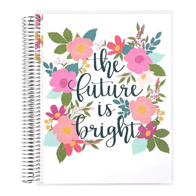 Undated 12 Month Teacher Lesson Planner Coiled 8.5"x11" Bright Future - erin condren | Target