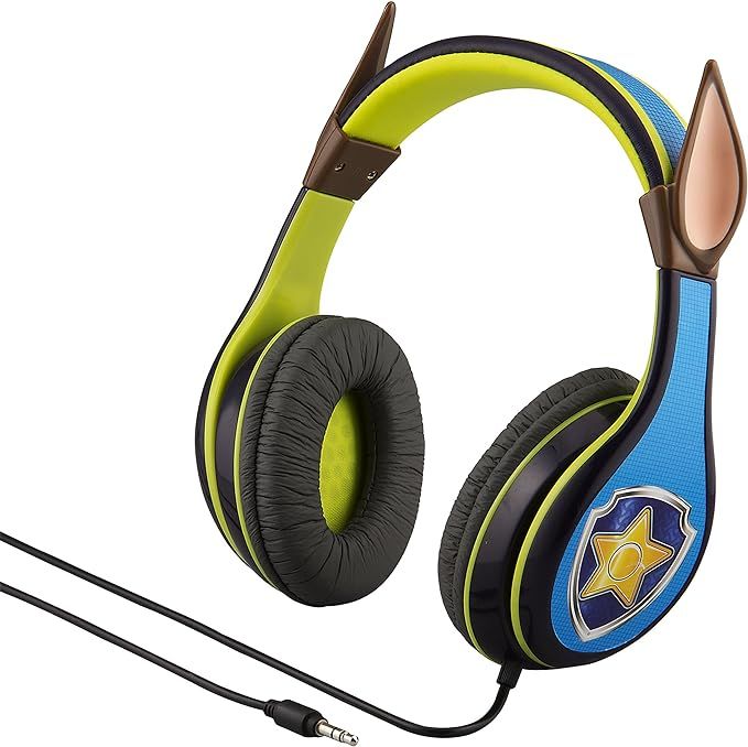 Paw Patrol Chase Headphones for Kids with Built in Volume Limiting Feature for Kid Friendly Safe ... | Amazon (US)