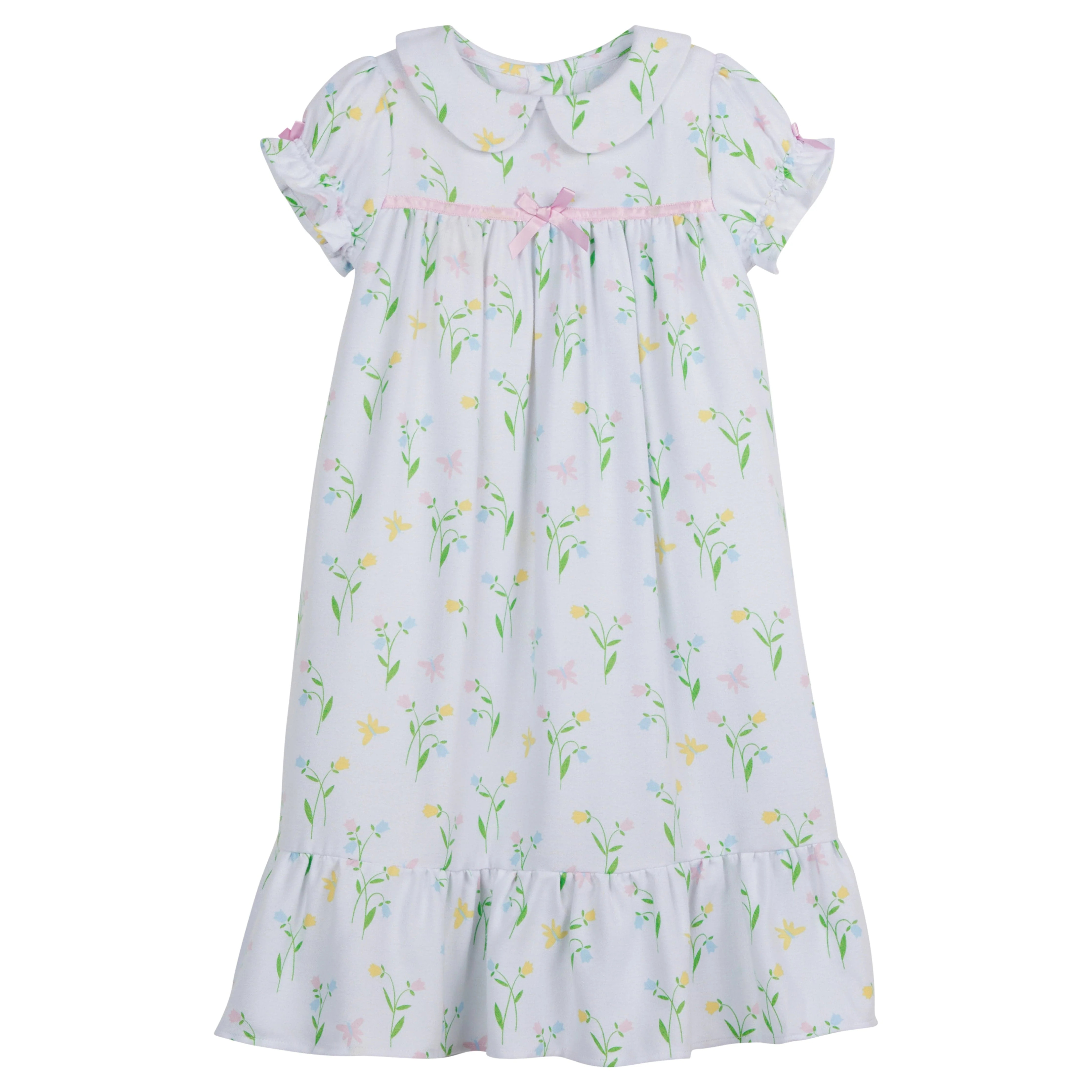 Butterfly Garden Nightgown - Girls Dress Jammies | Little English