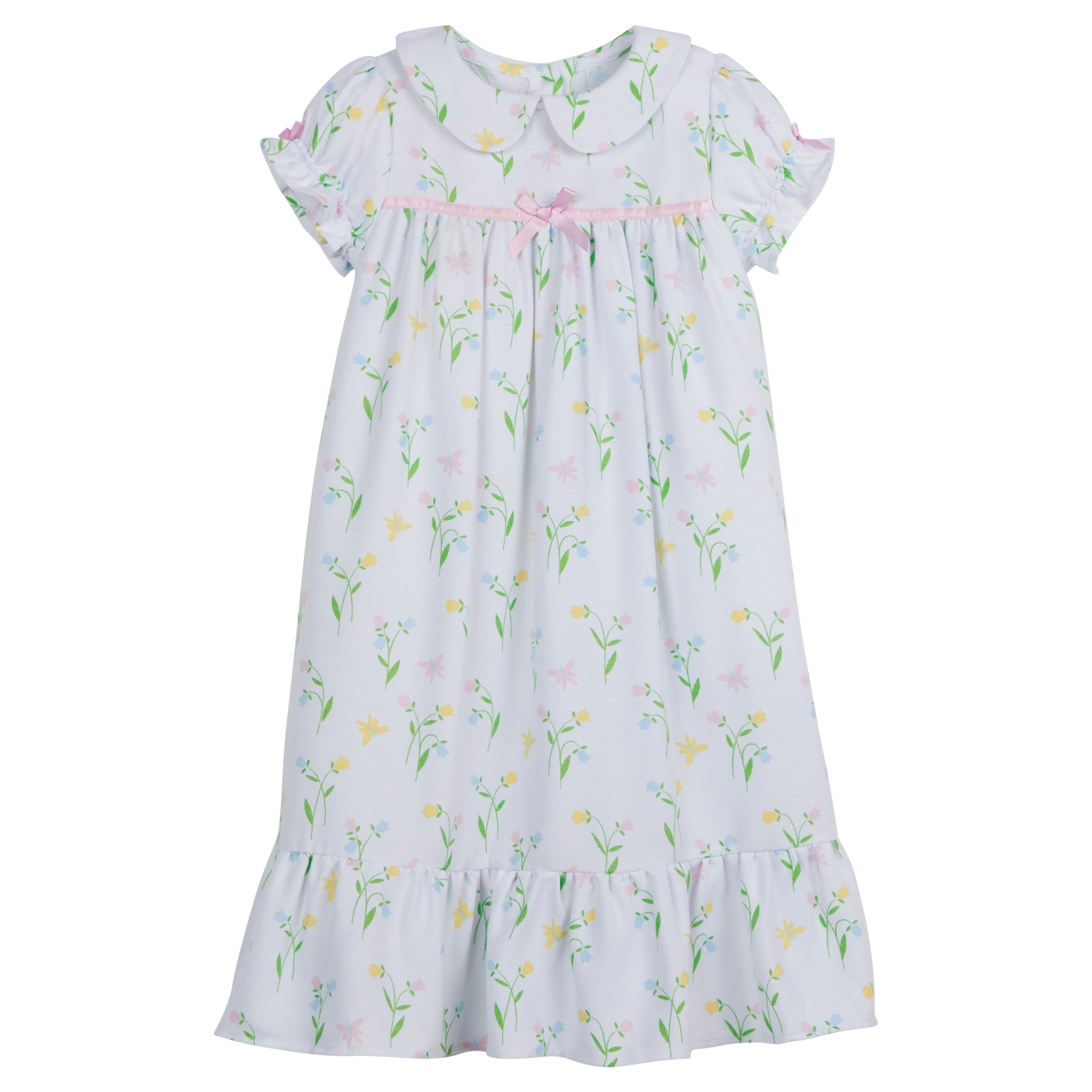 Butterfly Garden Nightgown - Girls Dress Jammies | Little English