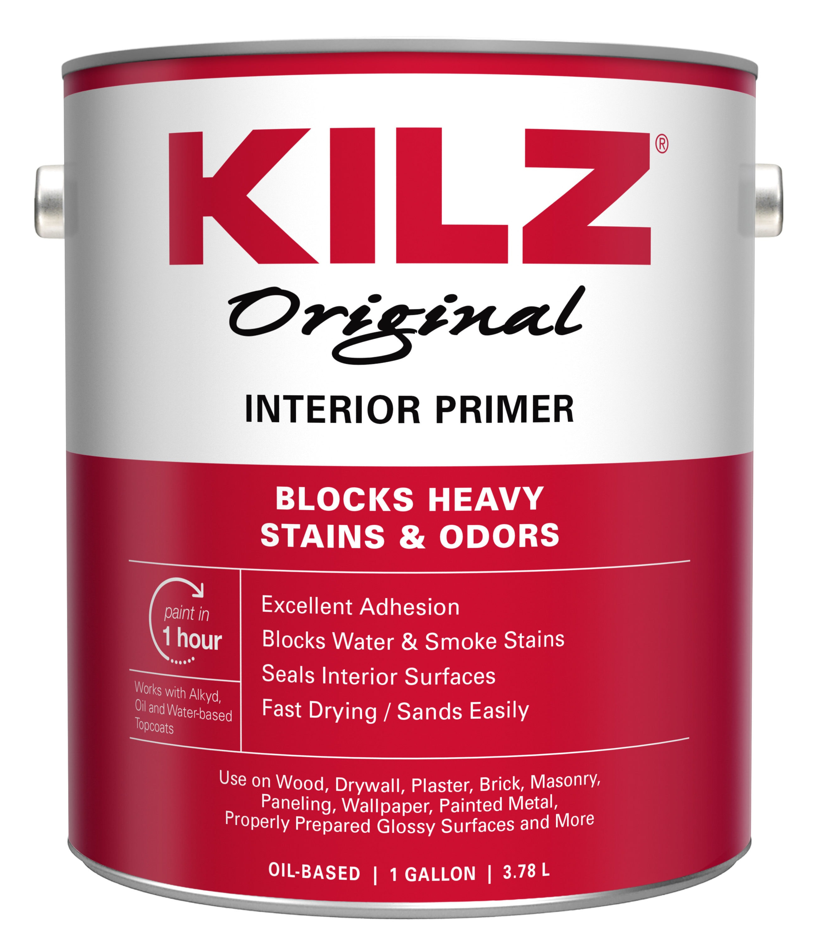 KILZ Original Interior Multi-purpose Oil-based Wall and Ceiling Primer ( 1-gallon ) | 10001 | Lowe's