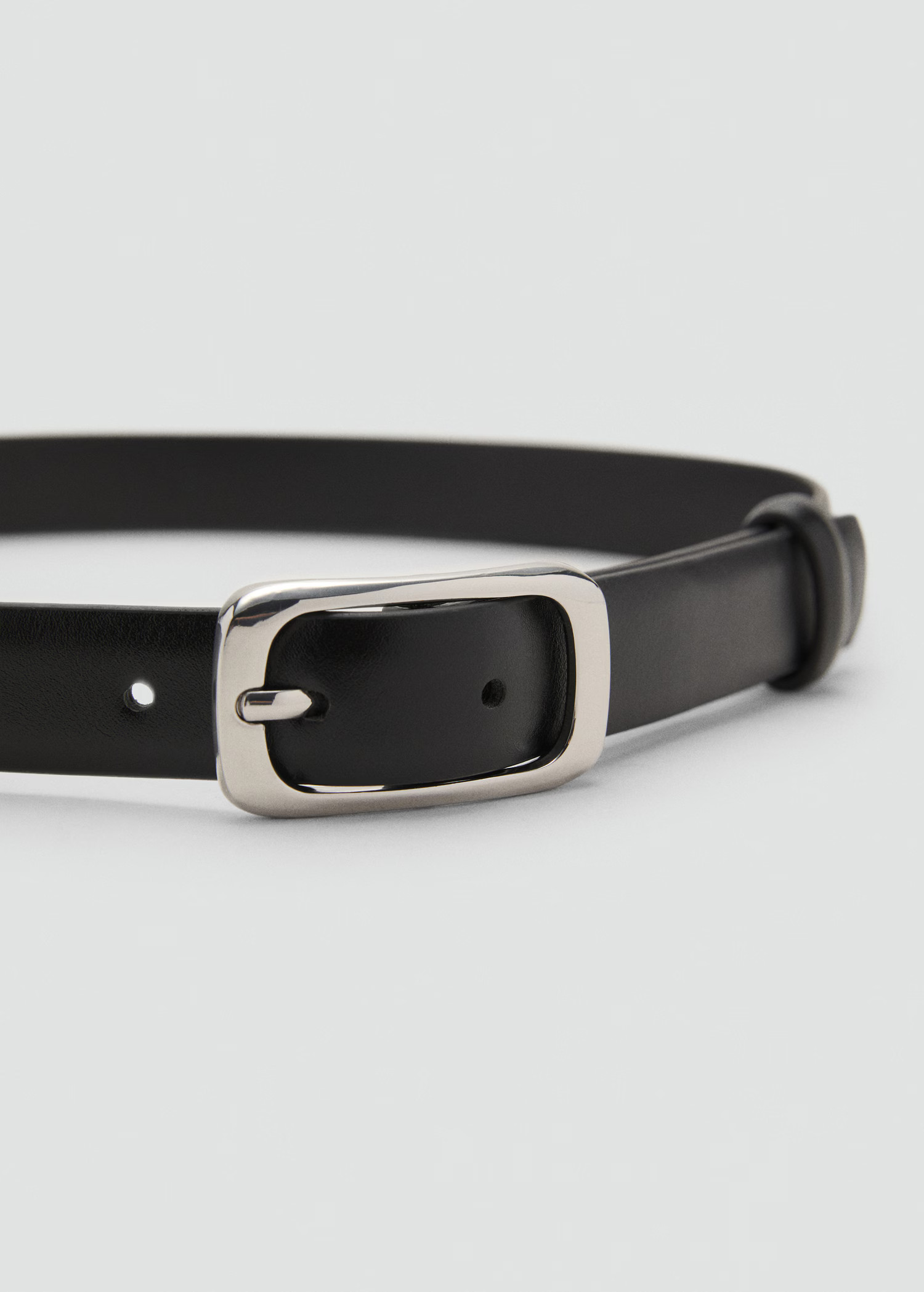 Rectangular buckle belt - Women | MANGO United Kingdom | MANGO (UK)