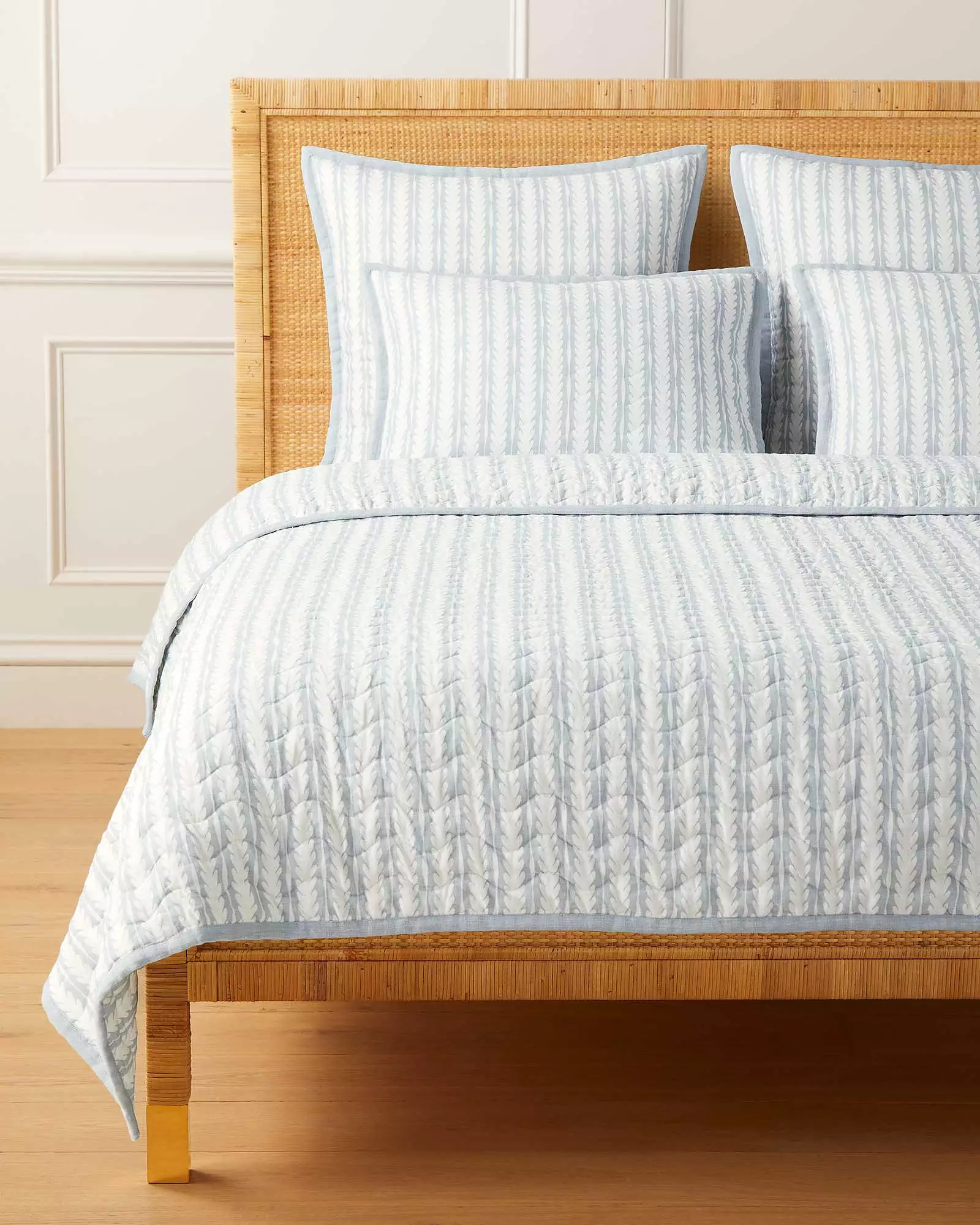 Oceana Linen Quilt | Serena and Lily
