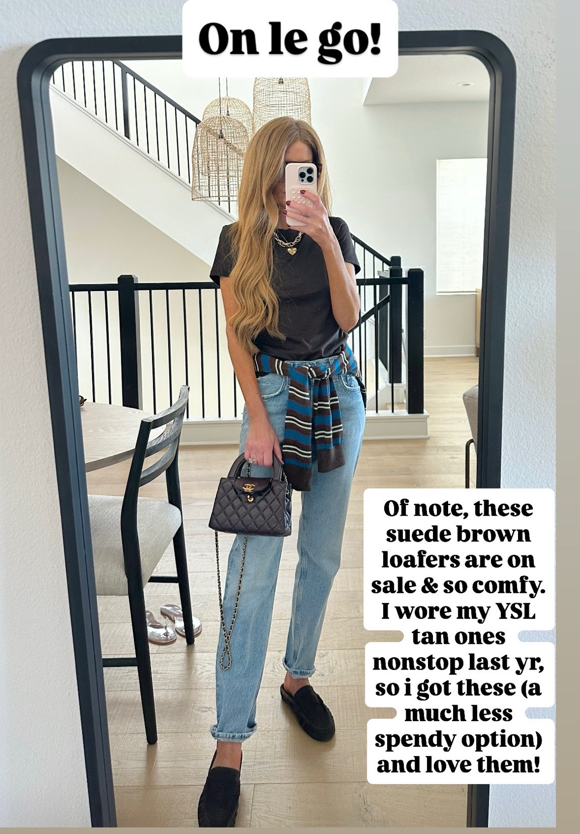 Fall outfit suede loafers on sale- run true to size! Jeans are the most perfect basic- i did my normal size.

#LTKNYFW #LTKootd #LTKSeasonal