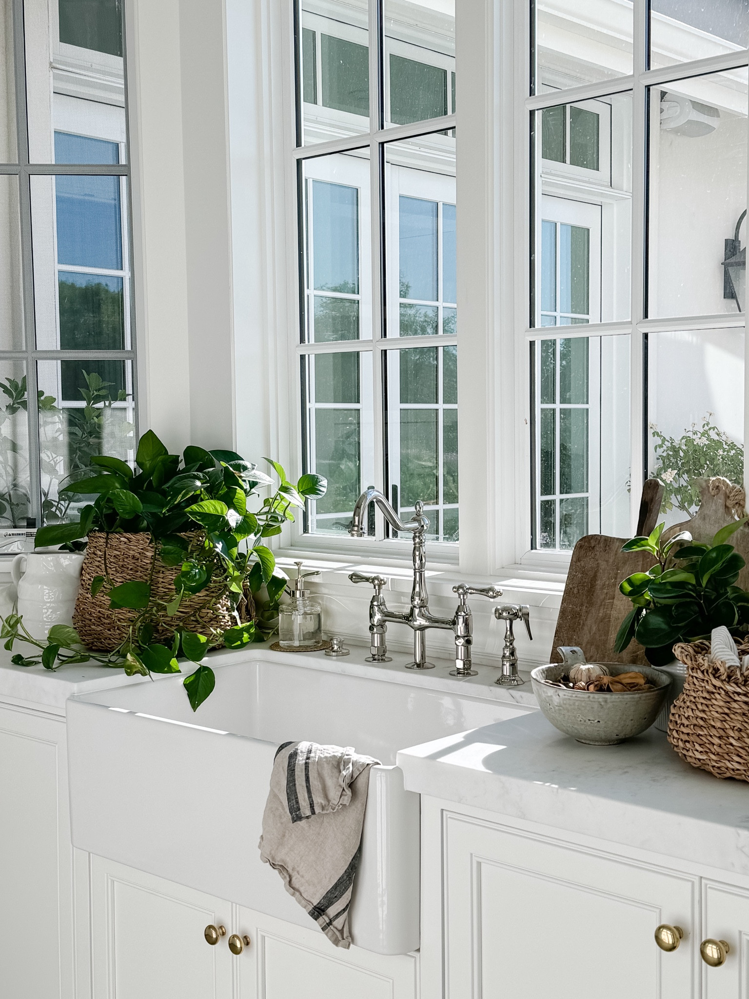 I got so many faucets in my home @wayfair!  This bridge faucet I used in my laundry room too!  Including our kitchen faucets and bathroom faucets too!  I used polished nickel but they come in many colors!  Adding some of my decor too!  Both of my favorite baskets that come in a set of three won’t last long!

@shop.ltk #likekit  #Wayfair #Wayfairpartner

#LTKHome #LTKFamily