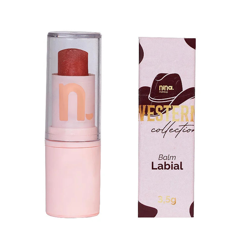 BALM LABIAL GLOW WESTERN - FORROZEIRA - NINA MAKEUP | Nina Makeup (BR)