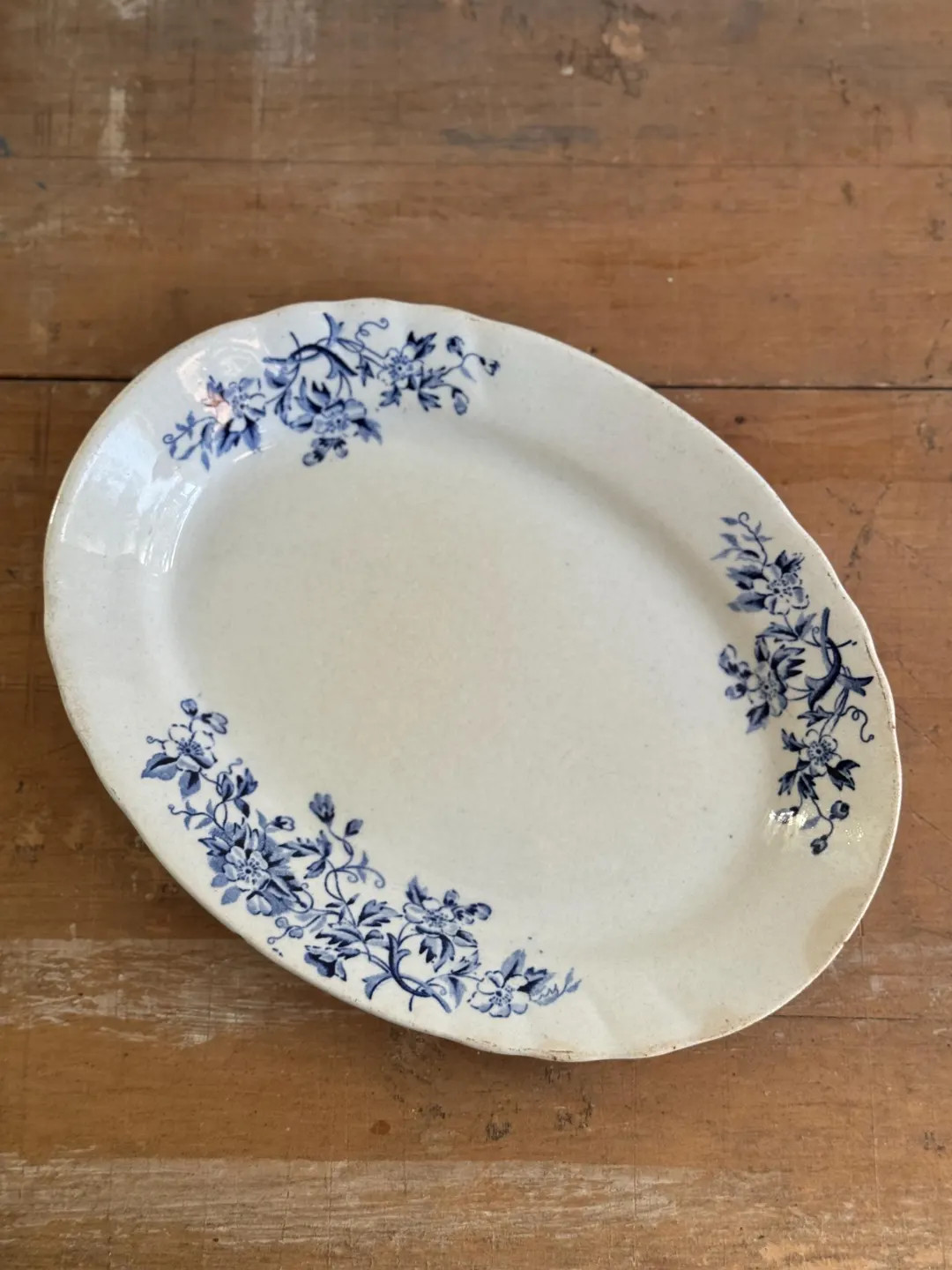 Antique Severn Blue & White Transferware Platter (c. 1850–1880) - Etsy | Etsy (US)
