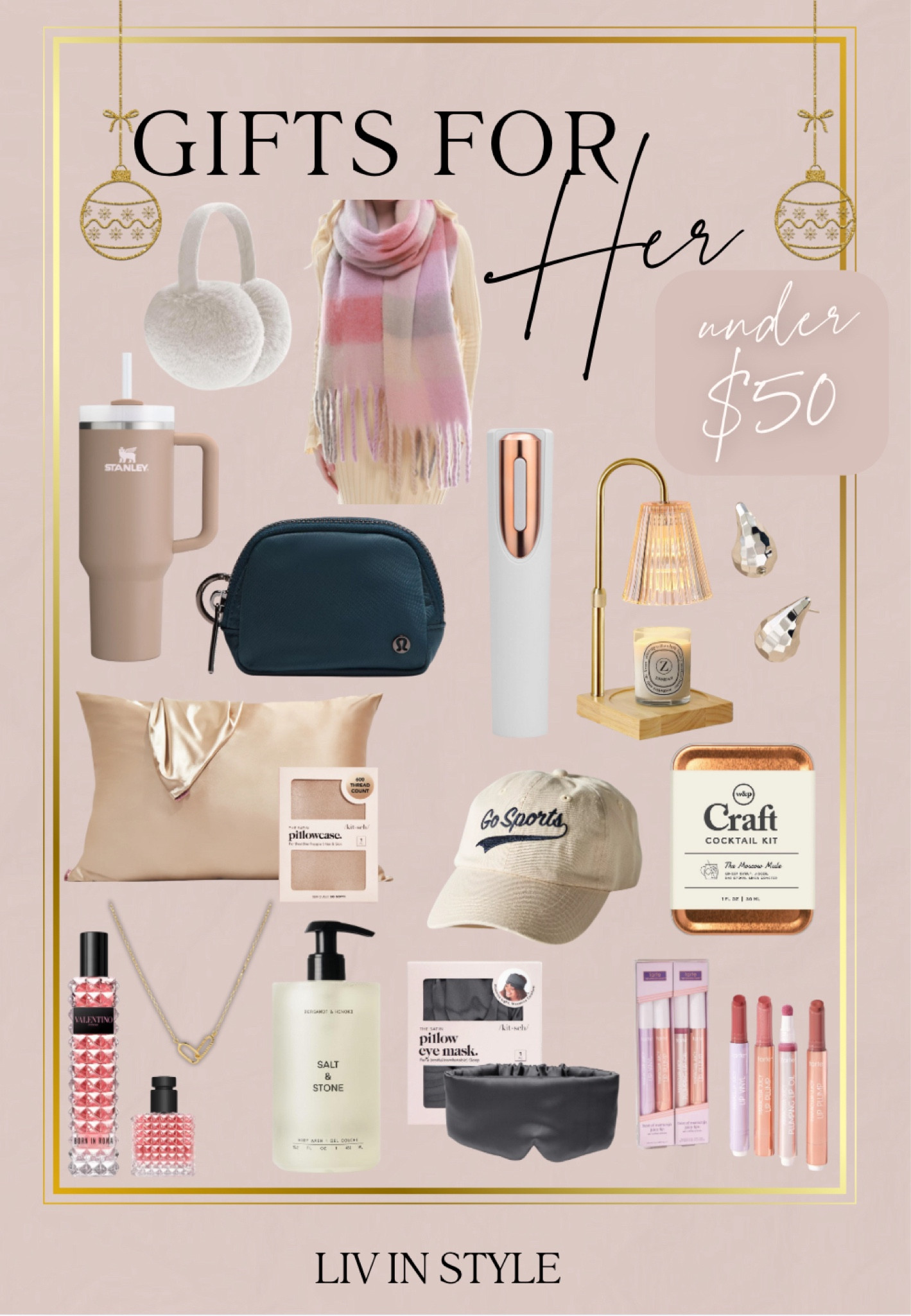 Gifts for her under $50! Gift guide for her including so many items she would love to have!

#LTKHoliday #LTKFindsUnder50 #LTKGiftGuide
