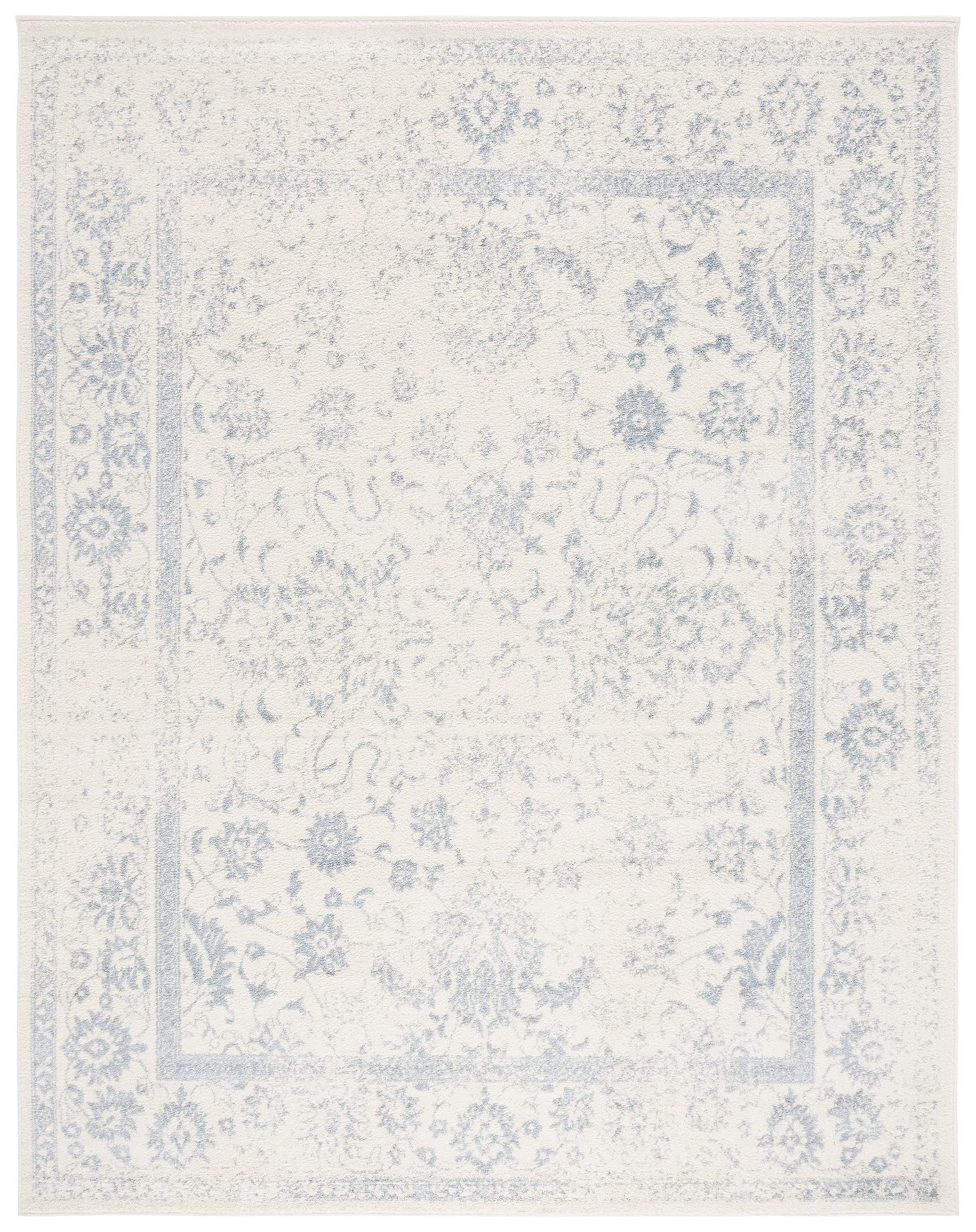 SAFAVIEH Adirondack Collection Area Rug - 8' x 10', Ivory & Slate, Oriental Distressed Design, No... | Amazon (US)