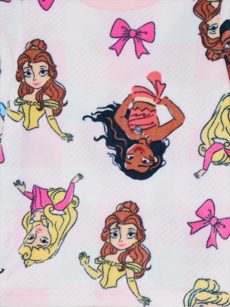 Disney Princess Girls Long Sleeve Top and Pants Pajama Set, 2-Piece, Sizes 4-12 | Walmart (US)