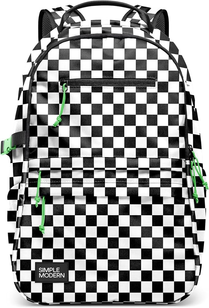 Simple Modern Kids Backpack for School | 20L Laptop Backpack | Checkered | Amazon (US)