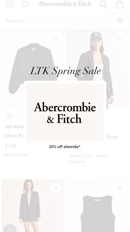 Shop the LTK Spring Sale with Abercrombie & Fitch!

#LTKsalealert #LTKSpringSale