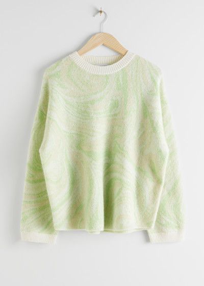 Swirl Jacquard Wool Blend Sweater | & Other Stories (EU + UK)