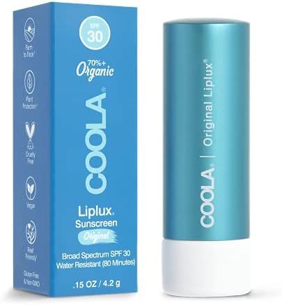 COOLA Organic Liplux Lip Balm and Sunscreen with SPF 30, Dermatologist Tested Lip Care for Daily Pro | Amazon (US)
