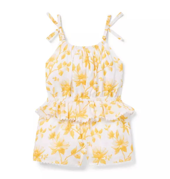 Floral Ruffle Romper | Janie and Jack
