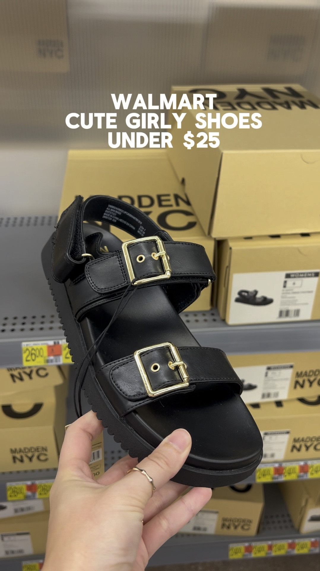 The cutest and highly affordable summer  shoes! 👟 All under $25 when purchased online 💖✨🥰 fit TTS // #shoes #summersandals #under25 #maddennyc #maddennycwalmart #walmartfinds #walmartshoes

#LTKFindsUnder50 #LTKShoeCrush #LTKVideo