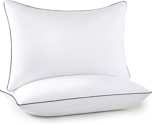 HOOMQING Bed Pillows for Sleeping 2 Pack,Queen Size Set of 2, Cooling Pillows,Down Alternative Fi... | Amazon (US)