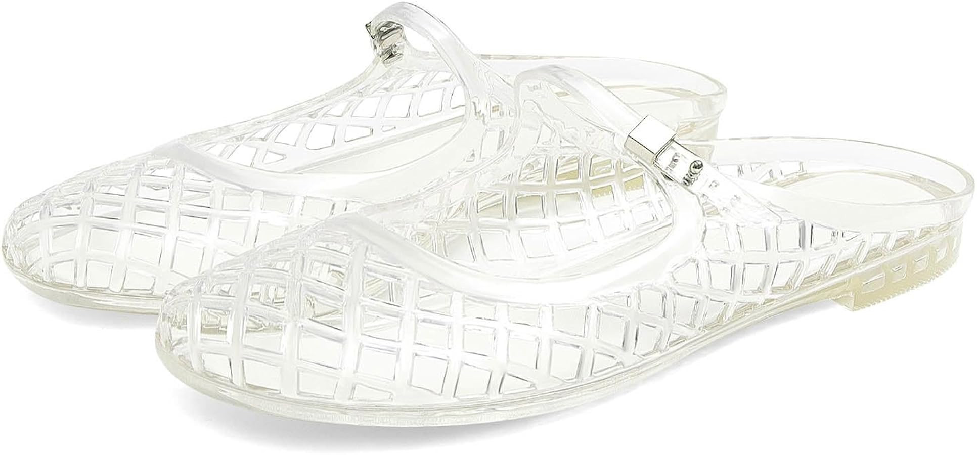 ZJGZF Jelly Sandals for Women Clear Sandals Jelly Shoes Women Mary Jane Mules Open Toe Slides Cut... | Amazon (US)