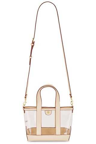 Curved East/west Crossbody in Gold Metallic | Revolve Clothing (Global)