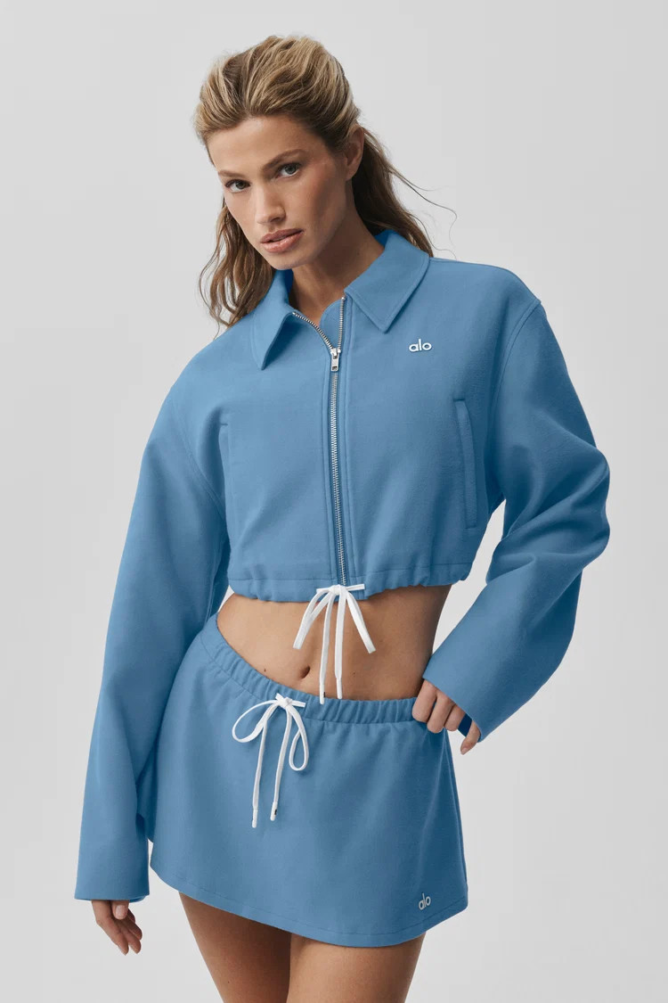 Cropped Fan Favorite Full Zip Jacket | Alo Yoga