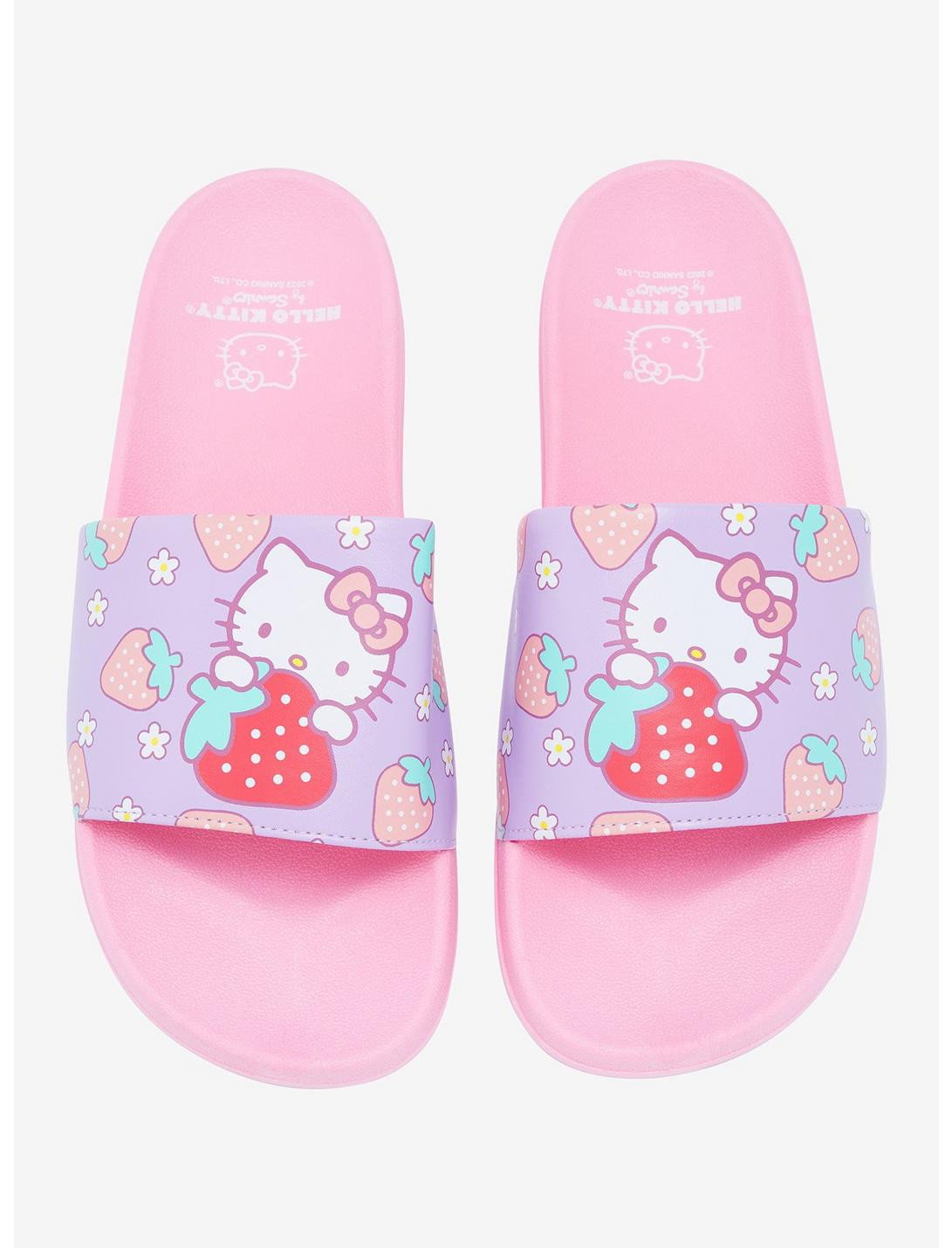 Hello Kitty Strawberry Slide Sandals | Hot Topic