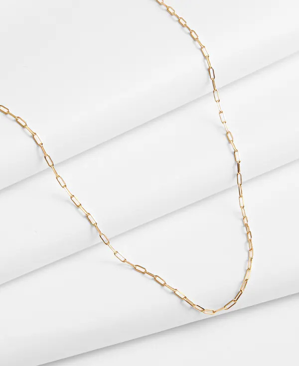 Demi-Fine Paperclip Chain Necklace | Madewell