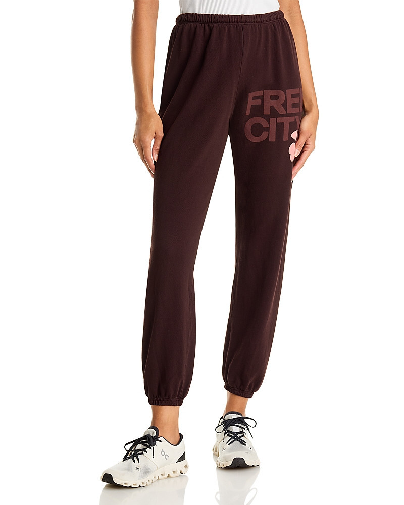 Free City Cotton Logo Sweatpants in Chocolate Rabbit | Bloomingdale's (US)
