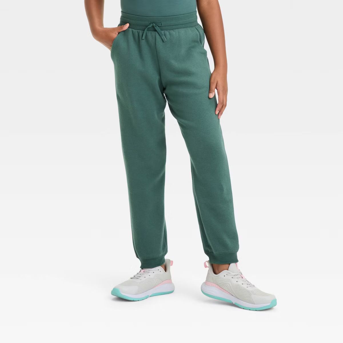 Girls' Fleece Jogger Pants - All In Motion™ | Target