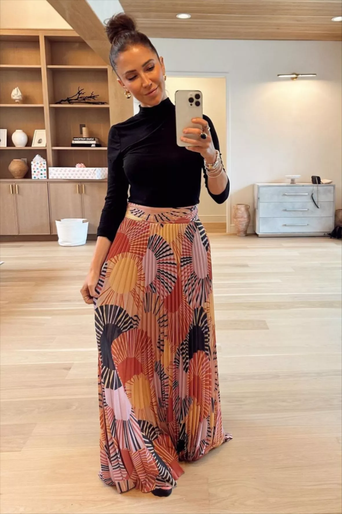 Mikayla Pleated Mesh Skirt Jet Black – Wear It To Heart