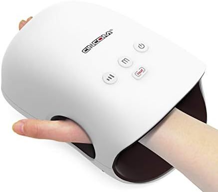 CINCOM Rechargeable Hand Massager with Heat for Women, Cordless Electric Massager for Hands, Air Com | Amazon (US)