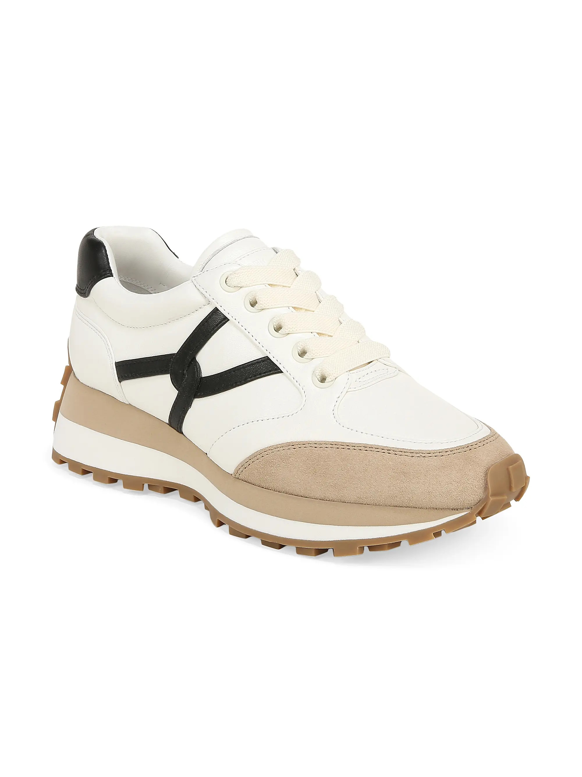 Valentina Leather Low-Top Sneakers | Saks Fifth Avenue