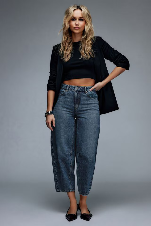 Blair Barrel Leg Jeans | Dynamite Clothing