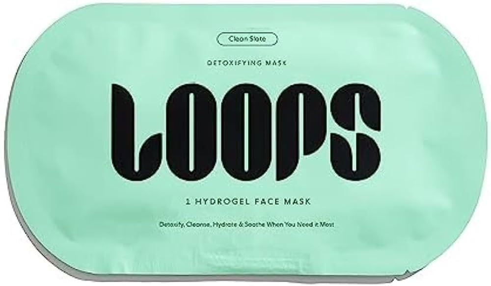 LOOPS CLEAN SLATE - Detoxifying Hydrogel Face Mask - Detoxify, Cleanse and Soothe When You Need I... | Amazon (US)