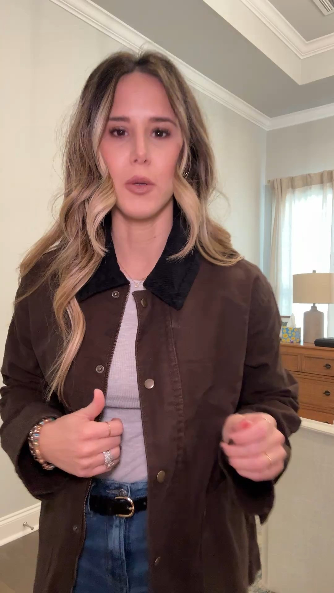 Fall jacket 
Wearing size S

32C // 5’4” 125ib 24.5” waist 

#blackfriday #sale #pinkhaven #brown #womens #affordable #trending #shop #sale #oldnavy #under30 

#LTKSaleAlert #LTKFindsUnder50 #LTKCyberWeek