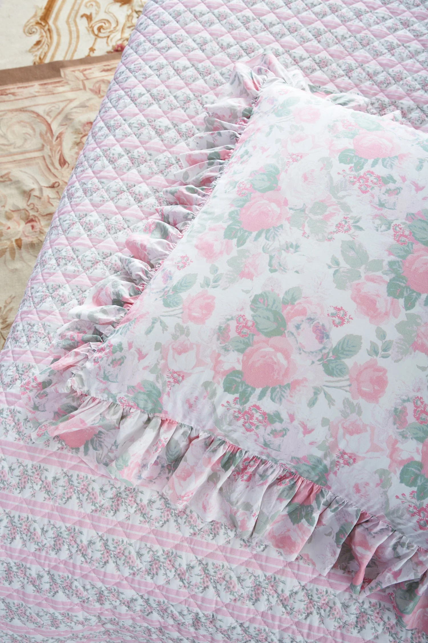 Ruffle Throw Pillow | LOVESHACKFANCY