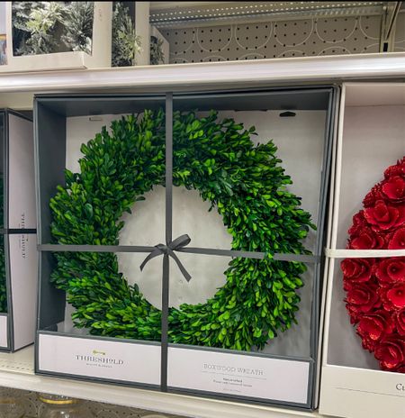 Target boxwood wreath 

#LTKHoliday #LTKSeasonal #LTKhome