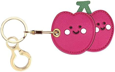 Leather Keychain Holder Case Compatible with AirTag,Cute air tag Cover with Keychain Ring,GPS Tra... | Amazon (US)