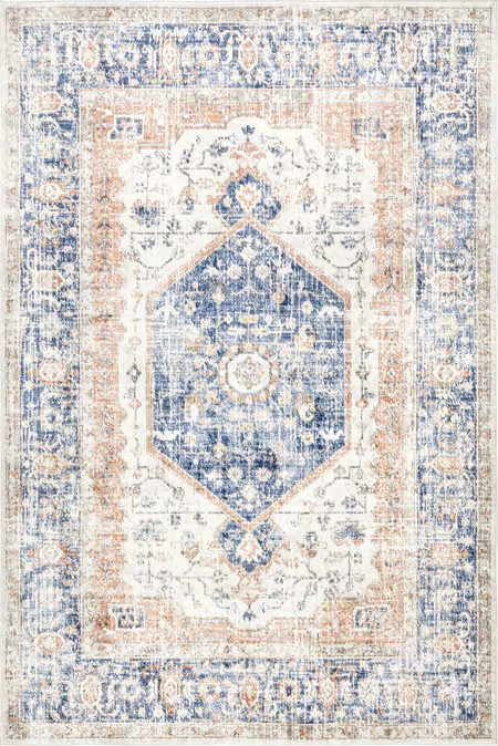 Blue Florid Dreams Area Rug | Rugs USA