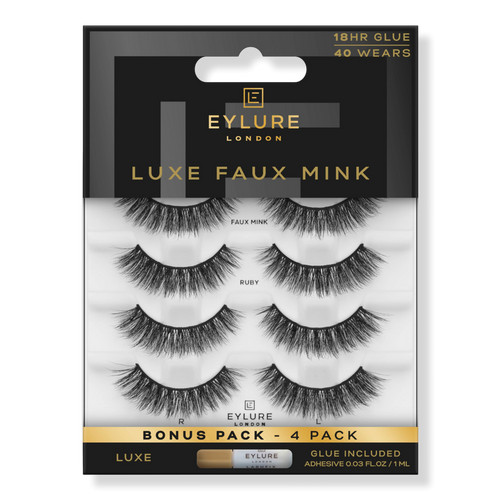 Luxe Faux Mink Ruby Eyelashes Multipack | Ulta