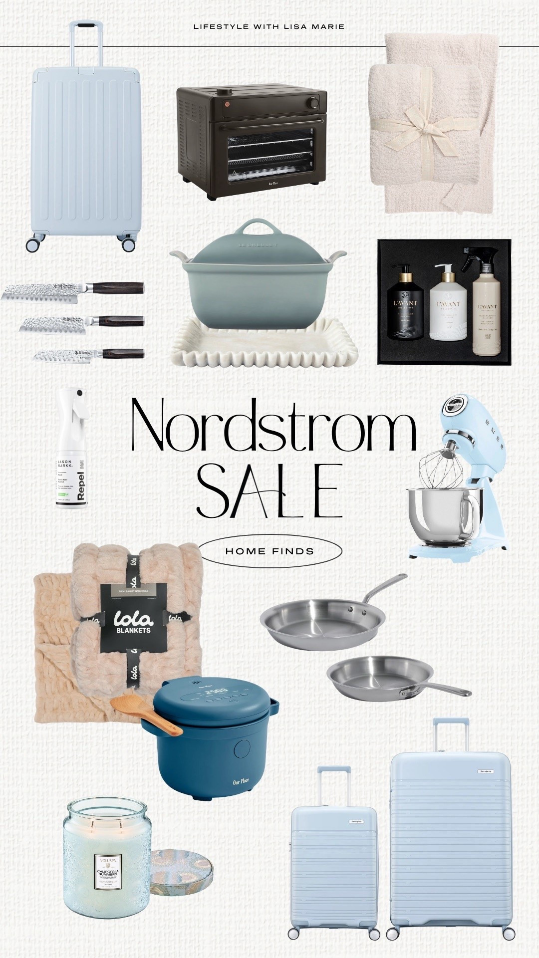 Nordstrom sale home finds. Home decor, furnishings and fragrances. Clean cleaning products and candles. Baking mixers, pots and pans, rice cookers, casserole dishes, ovens and air fryers. Soft throw blankets. Suitcases and luggage sets. Repel spray for keeping sneakers white.  

 #LTKfoodie #LTKHome #LTKSaleAlert
