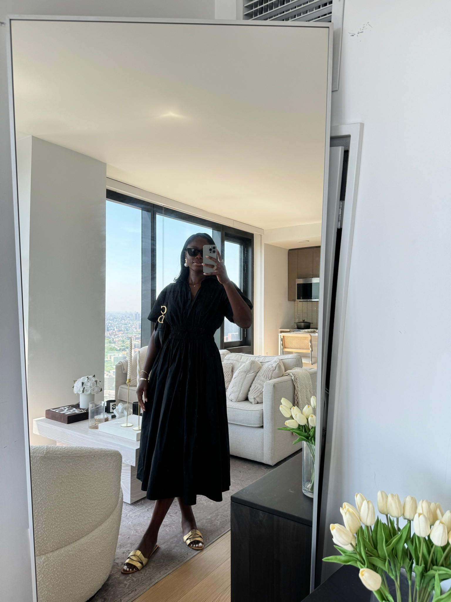 A perfect spring day look. What I wore to a friend’s graduation. 