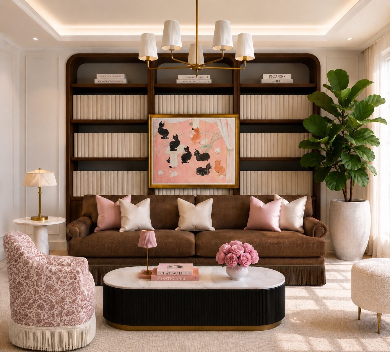 The 4th of July Sale is the perfect excuse to give your living room a fresh new look.

Refreshing your living room doesn't have to mean a full renovation. Sometimes, it's the thoughtful layers that make all the difference.

Start with a timeless bookcase to create depth and character. A tailored skirted sofa instantly softens the space while adding a relaxed, elegant feel. Fresh florals bring life and a seasonal touch, while a beautifully upholstered accent chair introduces texture and personality.

Ground everything with a plush area rug, then anchor the room with a sculptural coffee table that feels both functional and sophisticated. Finish with statement artwork that reflects your style and ties the entire palette together.

Now is one of the best times to shop, with many of my favorite home brands offering incredible 4th of July savings. If you've been waiting to refresh your space, this is the moment.

✨ Featured: Bookcase • Skirted Sofa • Accent Chair • Coffee Table • Area Rug • Floral Arrangement • Artwork

#LTKdayinmylife #LTKHome #LTKSaleAlert