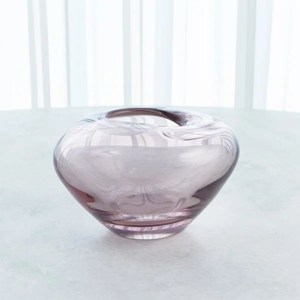 Undulating Vase-Amethyst | Wayfair Professional