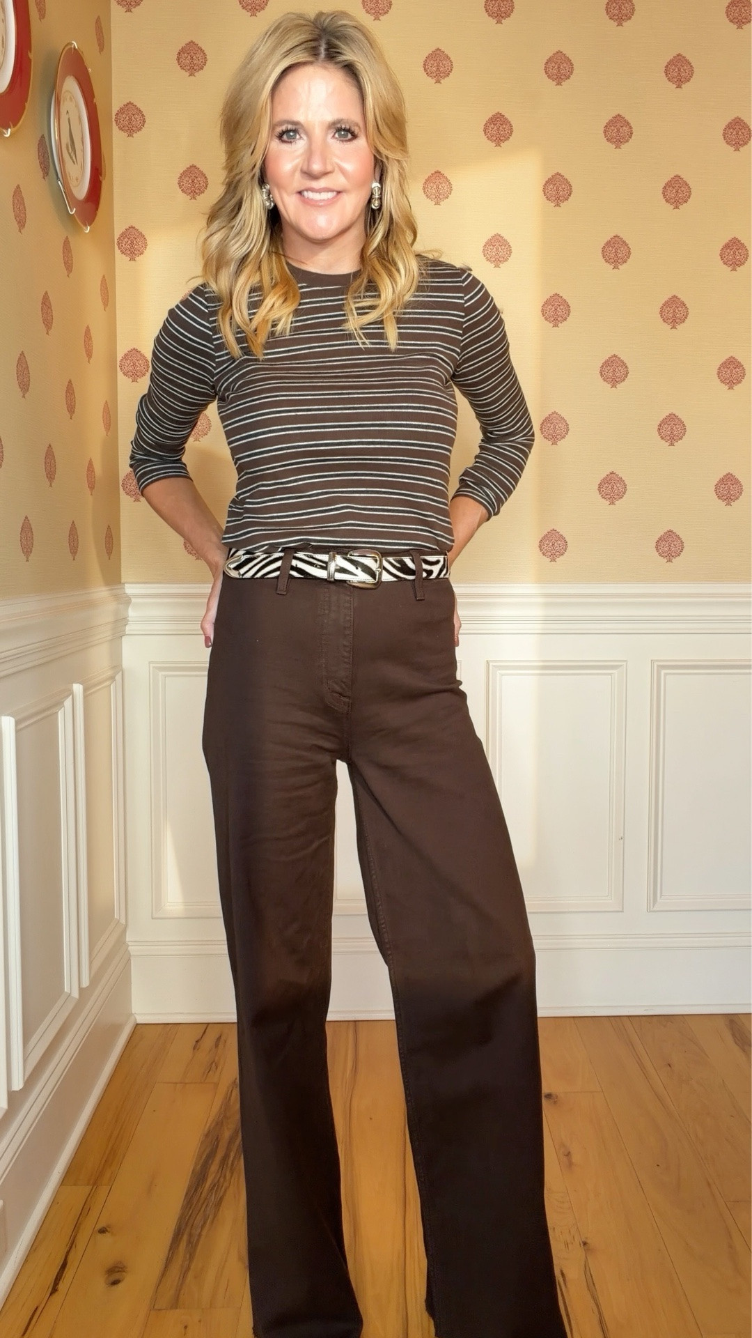 A few tips for styling wide-leg  jeans. Once you get the proportions right, they’re easy to wear!

My top (I’m in a Small) is almost sold out, so I’m linking similar options. I’m in a 25 in the jeans, and XS in the belt.

#LTKOver40 #LTKootd #LTKSeasonal