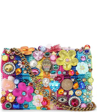 Medium Kensington Tuttifrutti 3D Embellished Flower Convertible Crossbody Bag | Dillard's