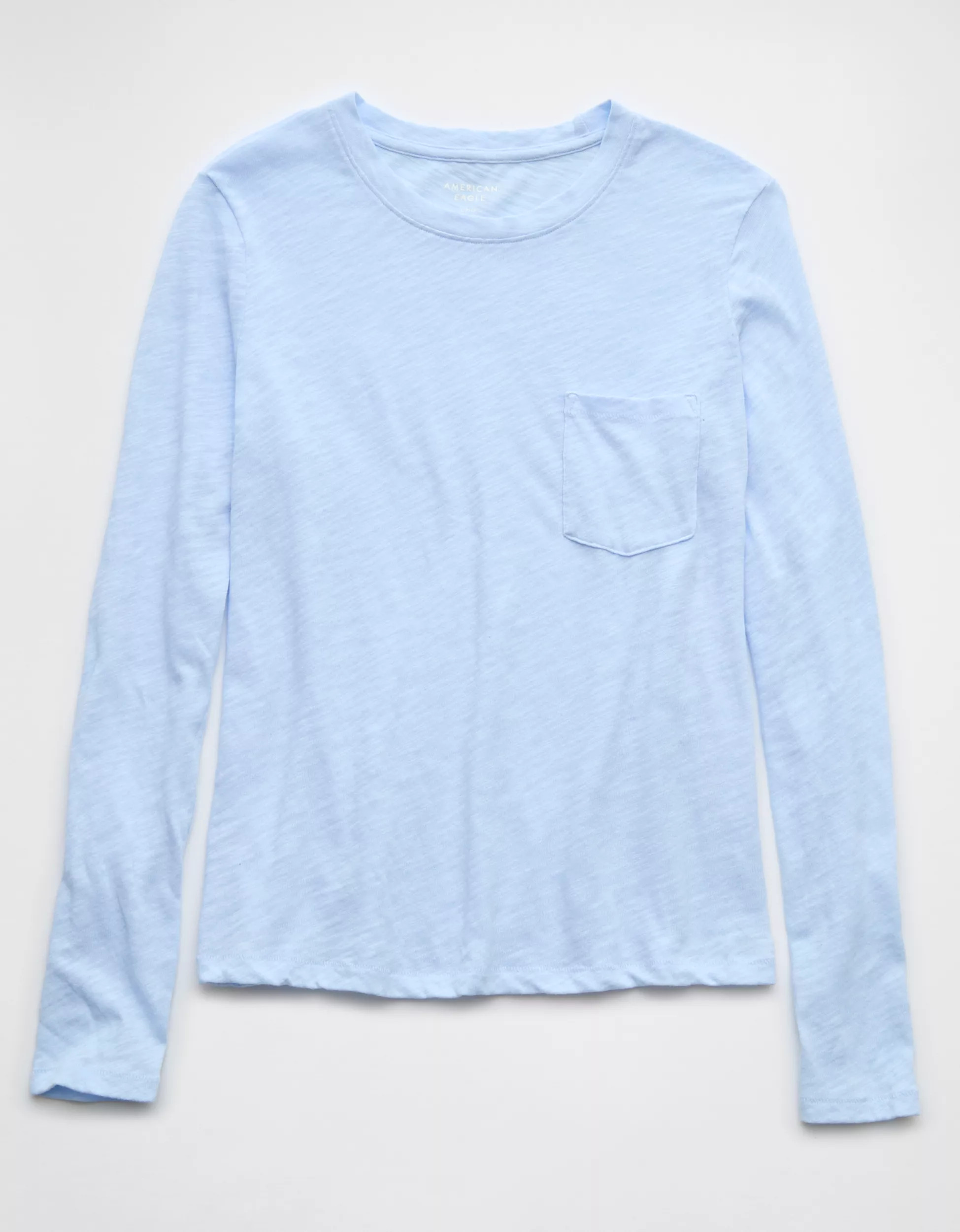 AE Long-Sleeve Pocket T-Shirt | American Eagle Outfitters (US & CA)