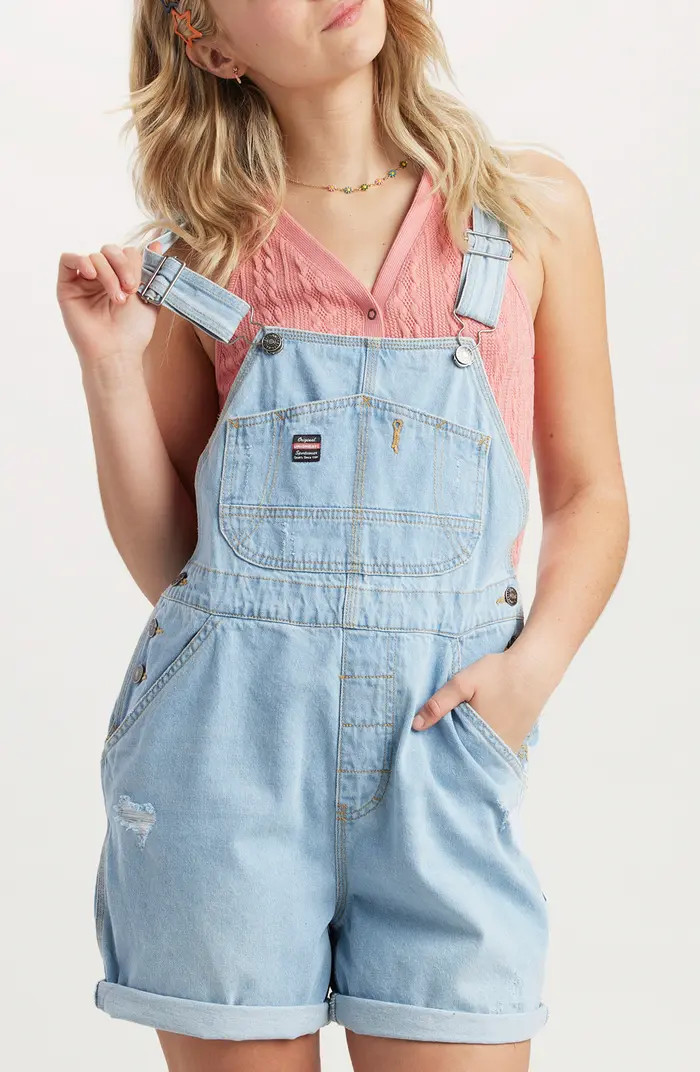 UNIONBAY Mario Denim Shortalls | Nordstromrack | Nordstrom Rack